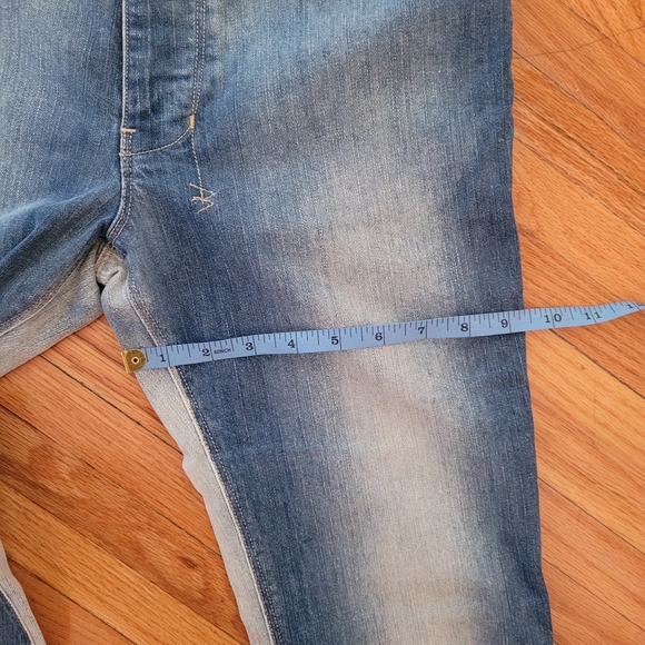 ARITZIA KSUBI ~ Hendrix Flare Two Tone Blue Denim Jeans Sz 31 - Picture 8 of 14